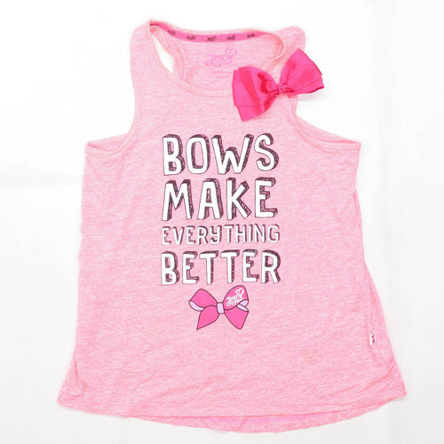 JoJo Siwa Girls Pink Vest Top Age 12-13 Years
