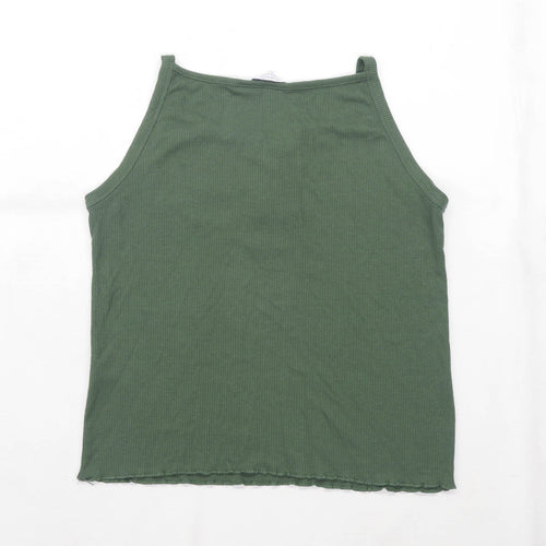 Primark Girls Green Vest Top Age 12-13 Years