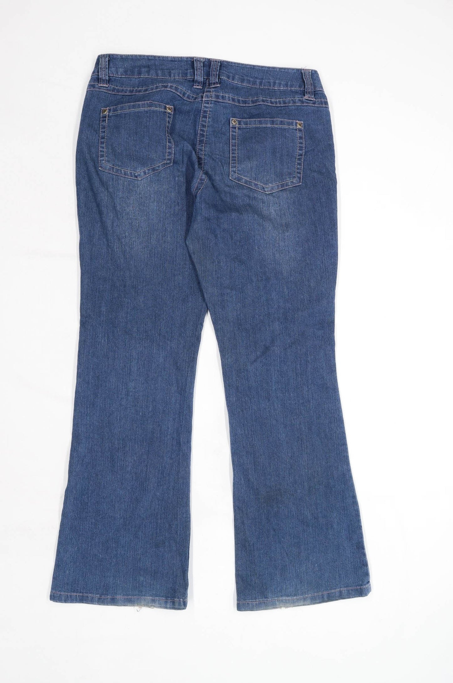 Womens Dorothy Perkins Blue Cotton Blend Jeans Size 14/L30