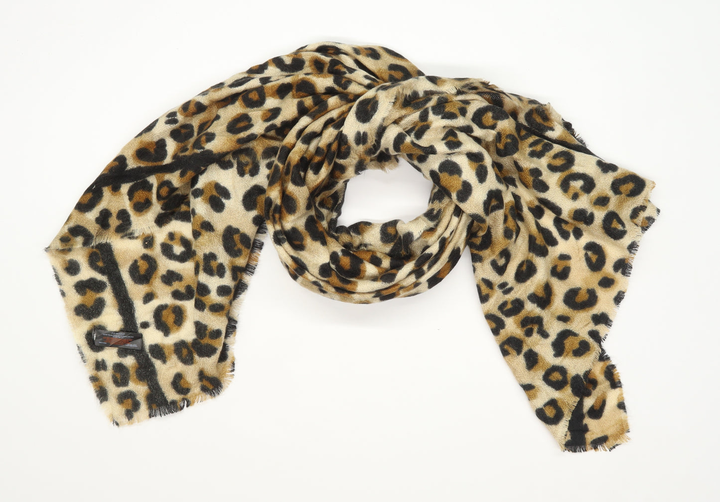 Primark Beige Animal Print Womens Leopard Scarf
