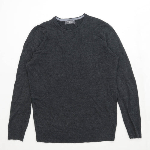 Primark Mens Size M Grey V-Neck Jumper