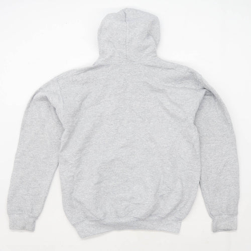 Gildan Boys Graphic Grey Hoodie Size L