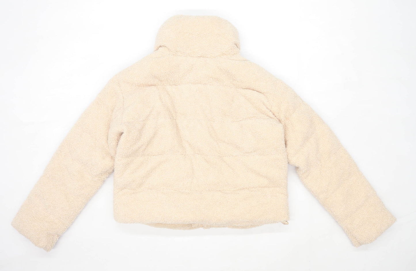 Primark Womens Size 8 Textured Cream Jacket