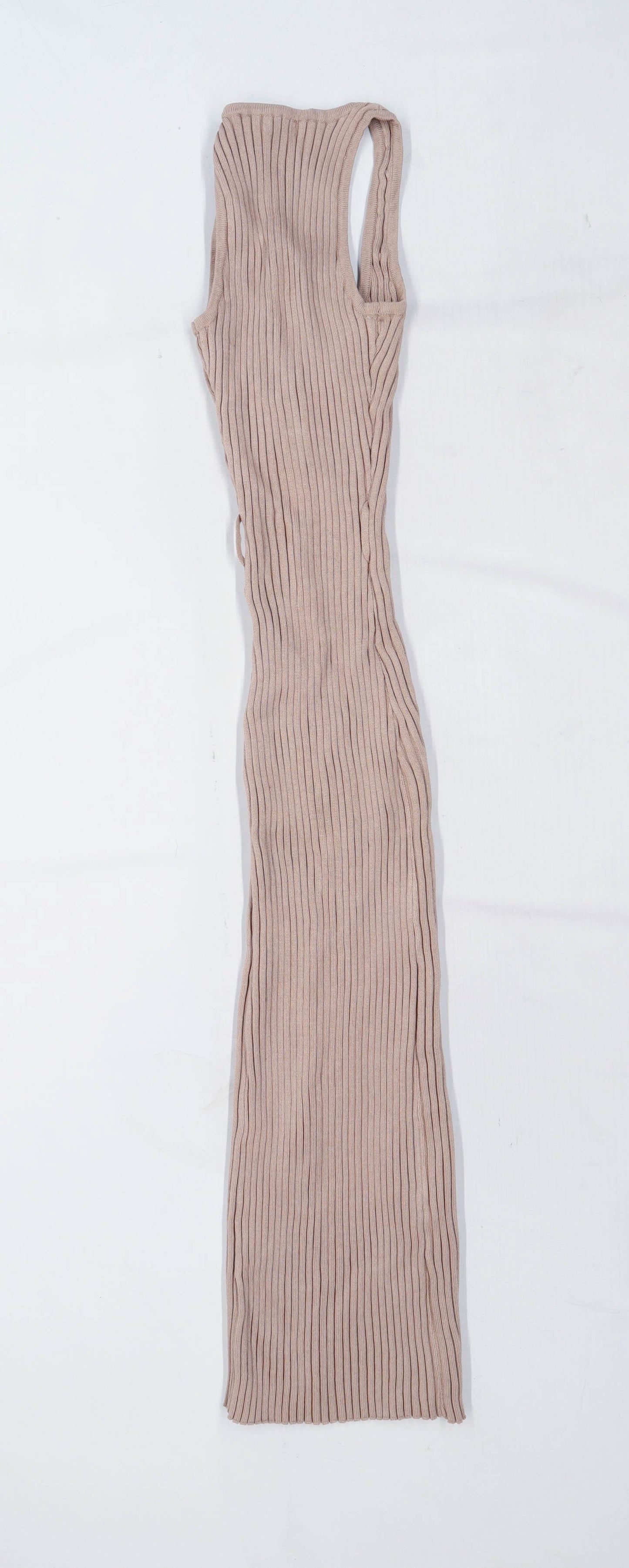 Fashion Nova Womens Size XS Strappy Beige Midi Dress (Regular)