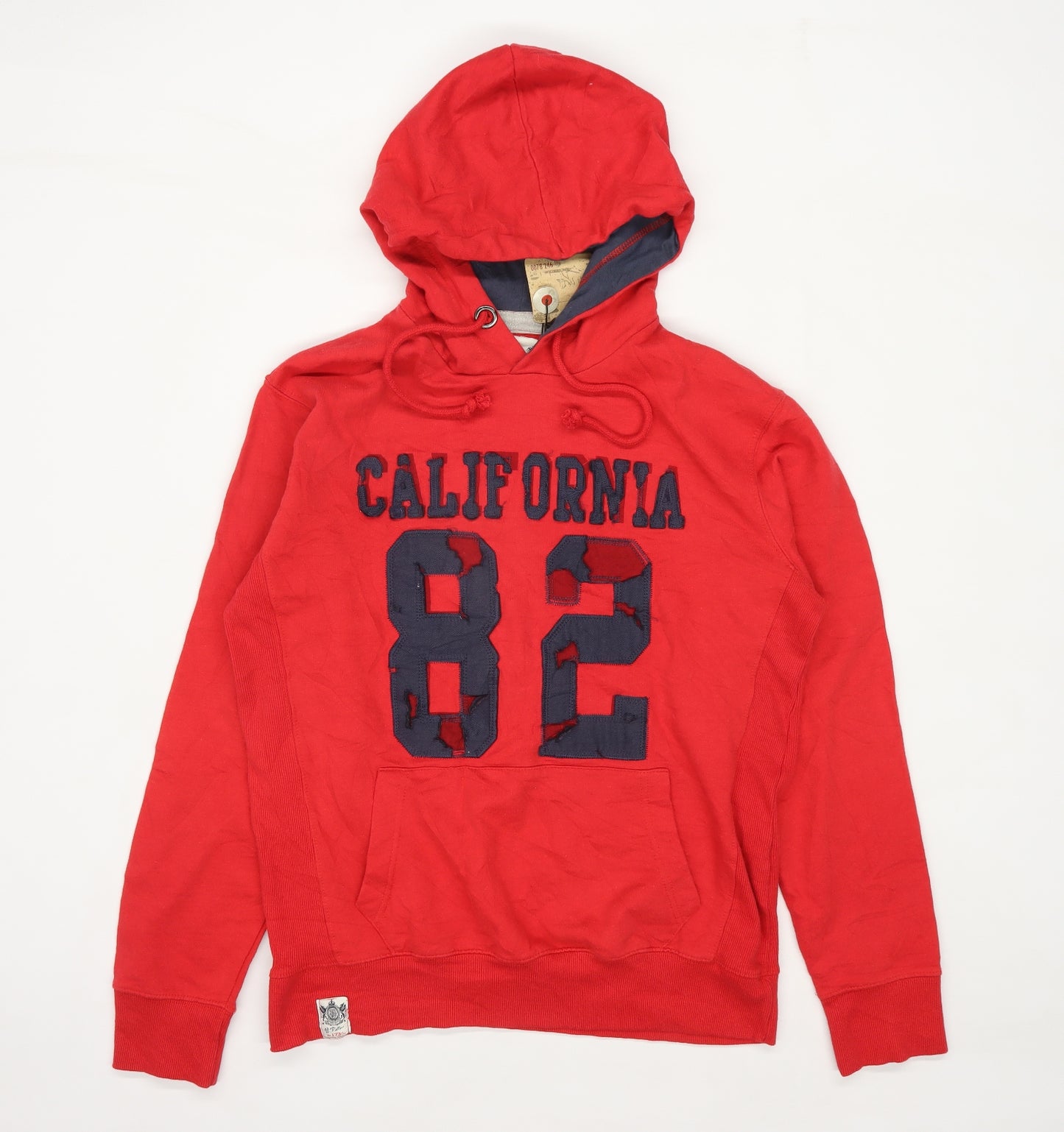 Hoi Polloi Mens Size M Cotton Red Hoodie