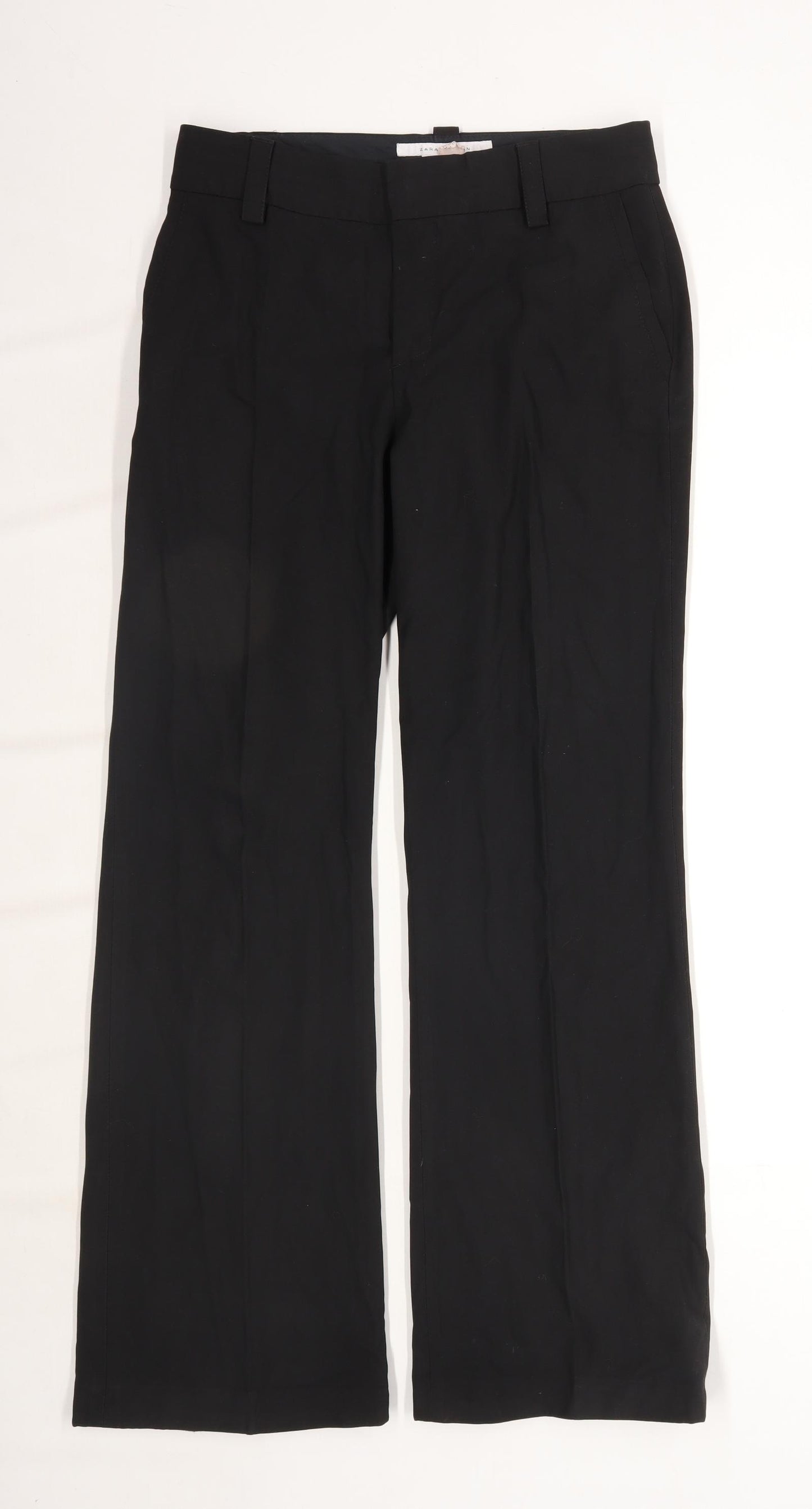Womens Zara Black Trousers Size 8/L32