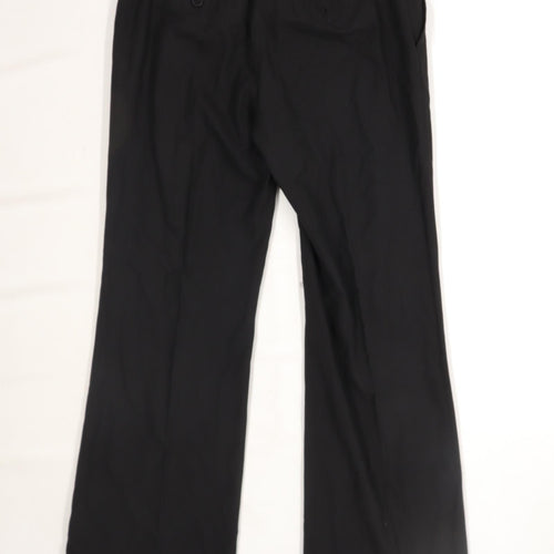 Womens Zara Black Trousers Size 8/L32