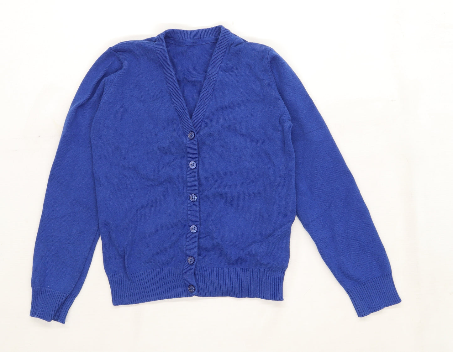 Nutmeg Girls Blue School Cardigan Age 9-10 Years