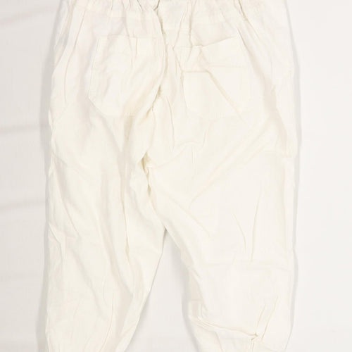 Womens George White Linen Trousers Size 12/L20