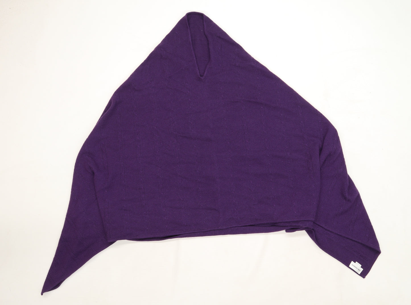 Fewa Pashmina Womens One Size Cashmere Purple Poncho (Regular)