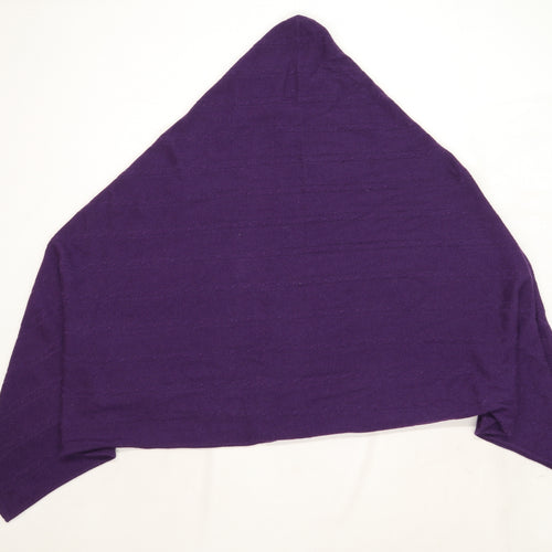 Fewa Pashmina Womens One Size Cashmere Purple Poncho (Regular)