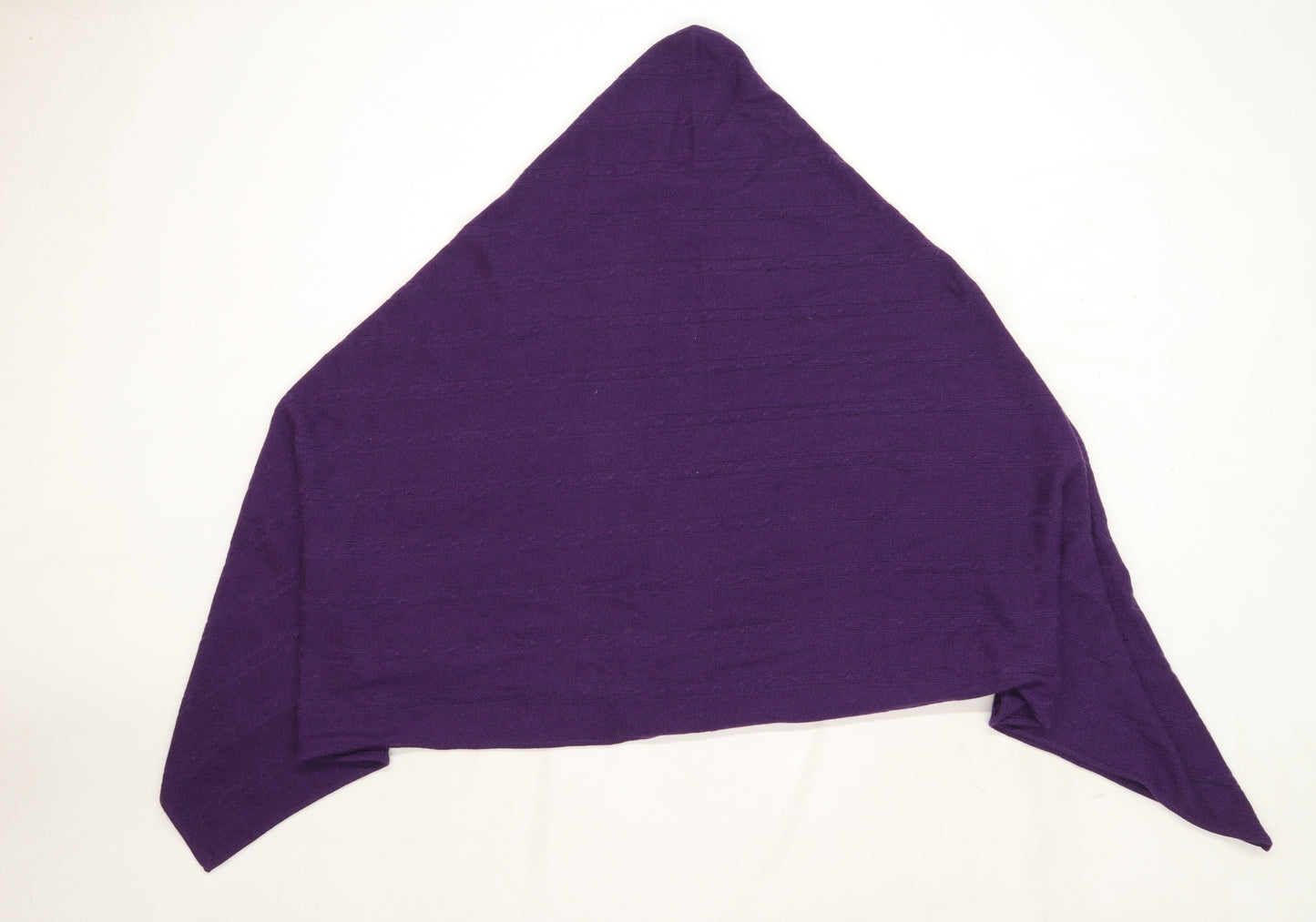 Fewa Pashmina Womens One Size Cashmere Purple Poncho (Regular)