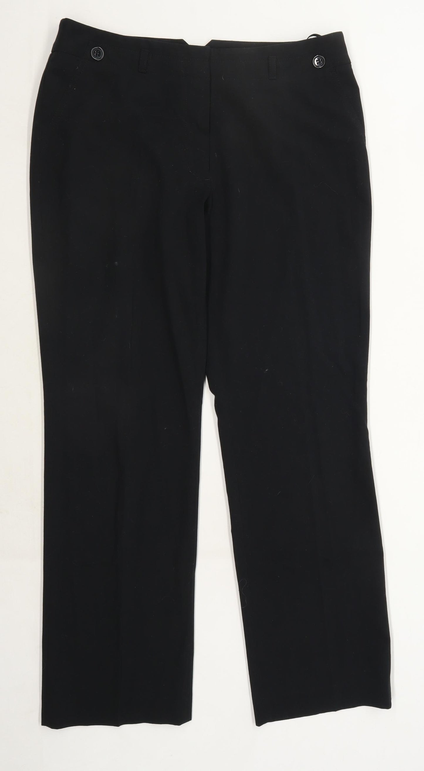 Womens Next Black Trousers Size 10/L28