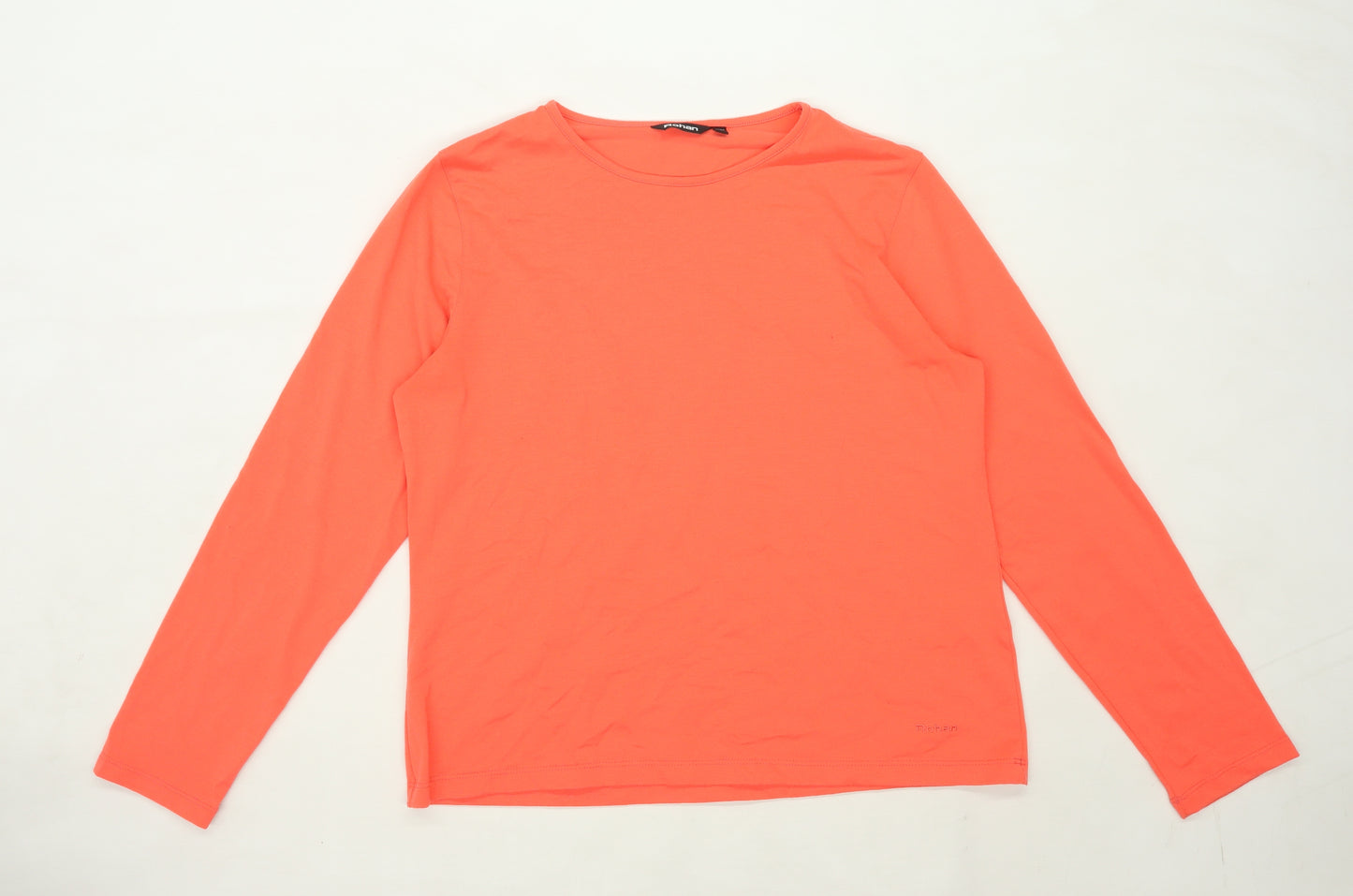 Rohan Womens Size M Cotton Orange Long Sleeve T-Shirt (Regular)