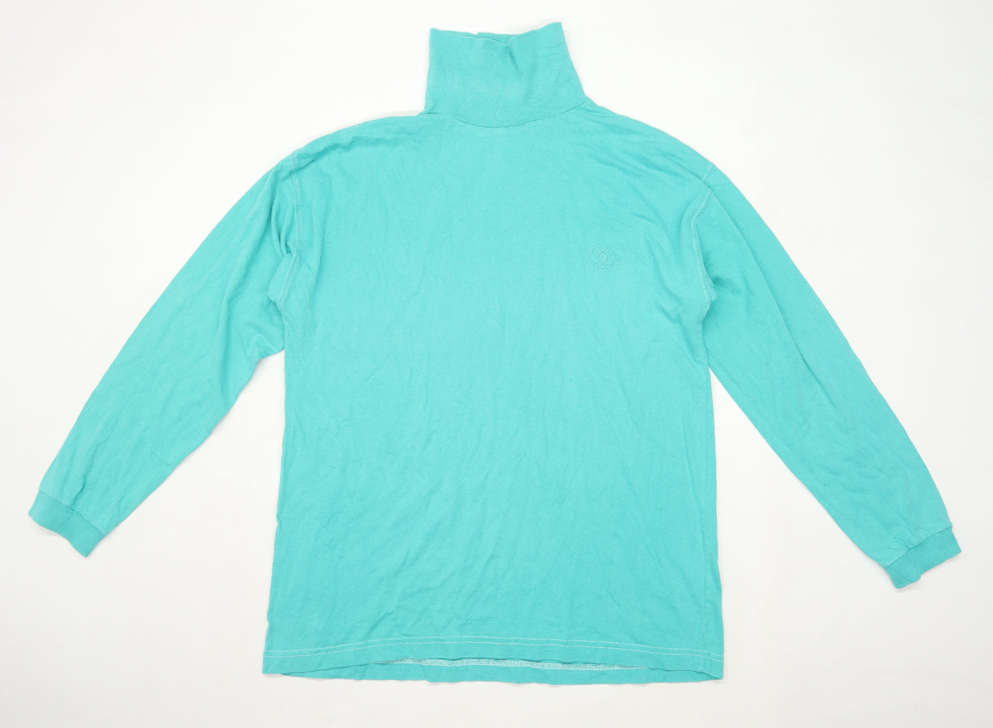 Cotton Traders Mens Size M Cotton Blue T-Shirt