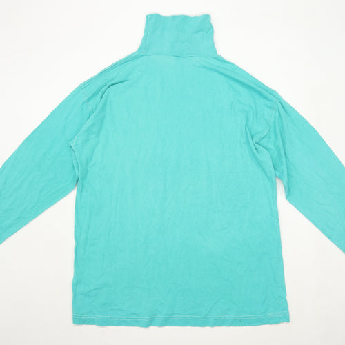 Cotton Traders Mens Size M Cotton Blue T-Shirt