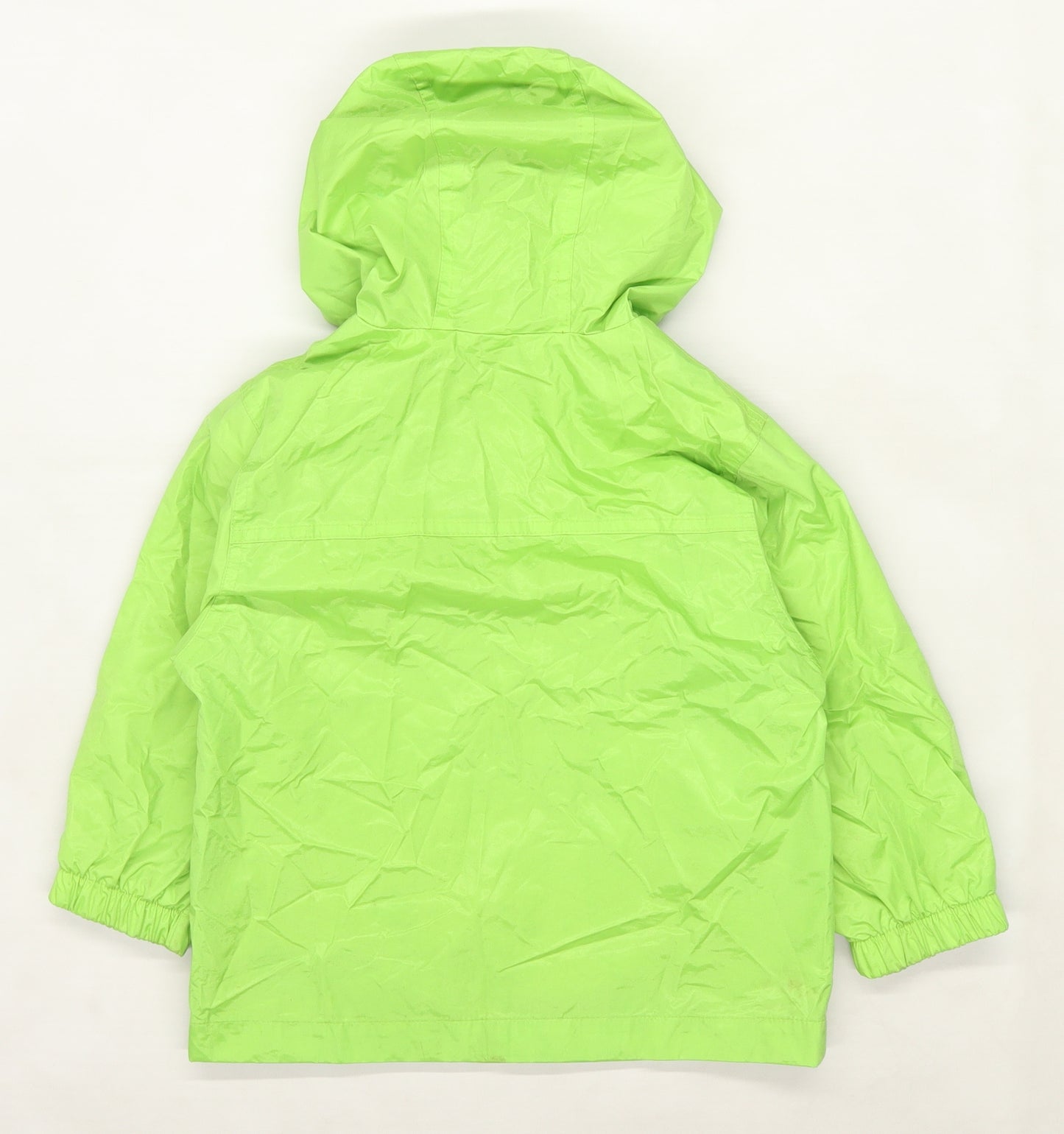 Tesco Boys Green   Rain Coat Jacket Size 2-3 Years