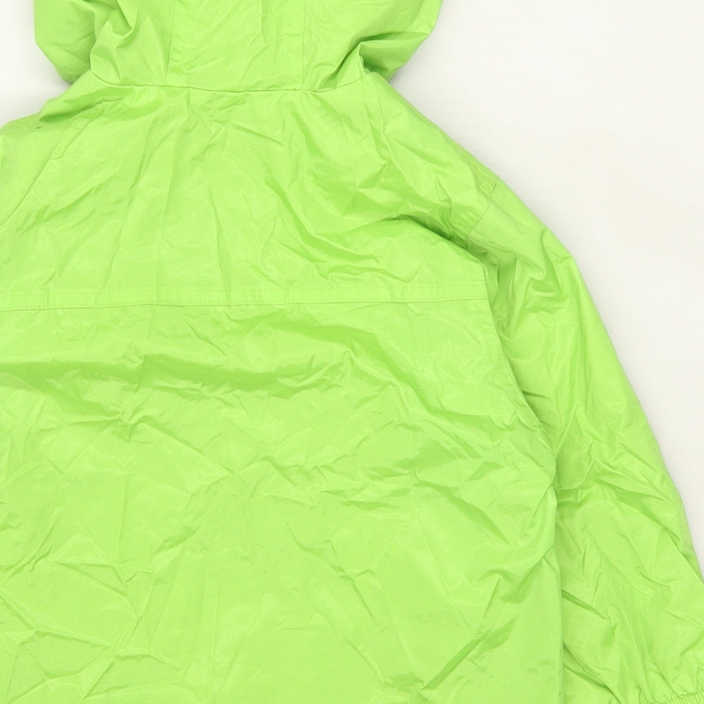 Tesco Boys Green   Rain Coat Jacket Size 2-3 Years