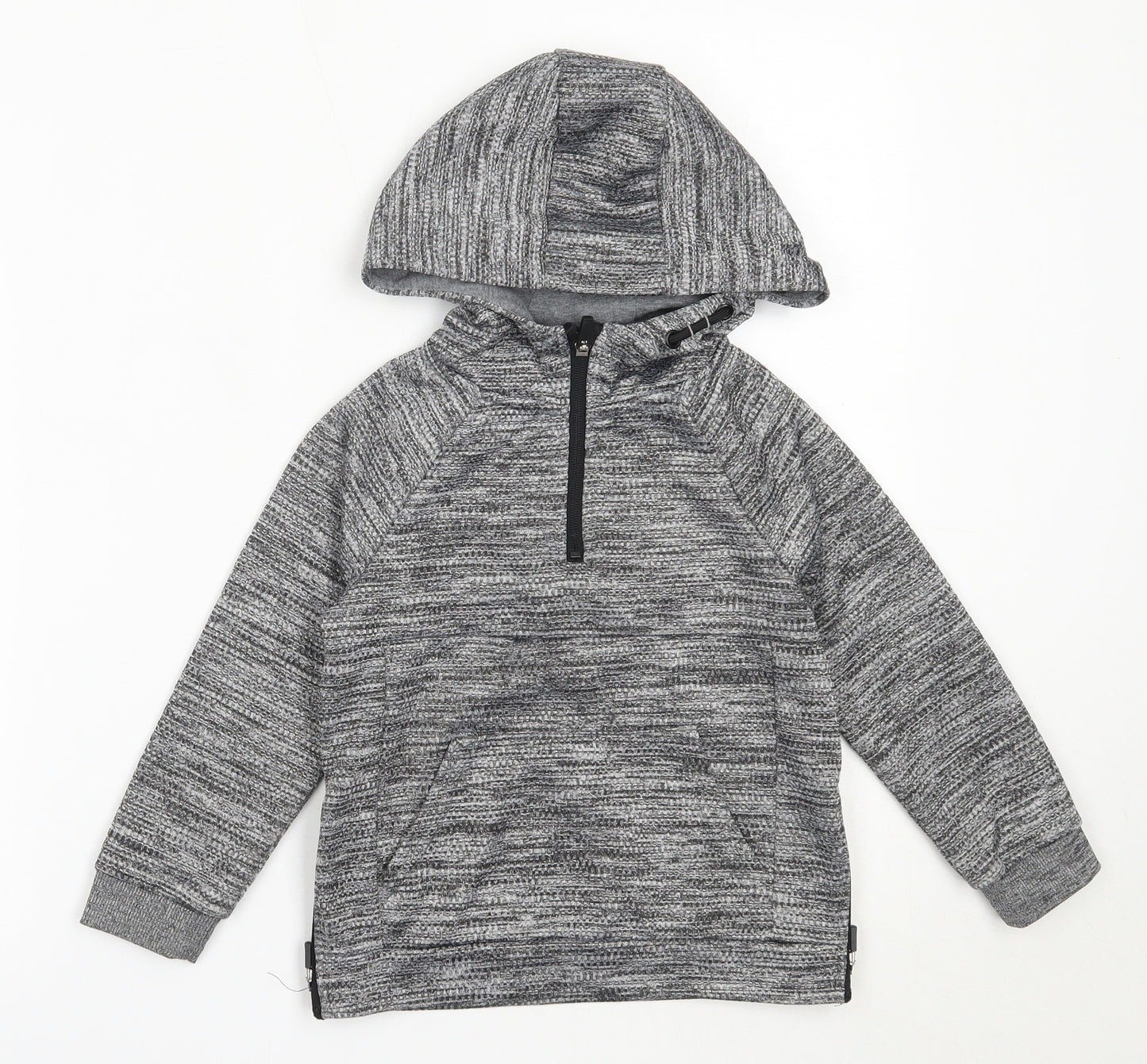 Primark Boys Grey  Polyester Pullover Hoodie Size 5-6 Years