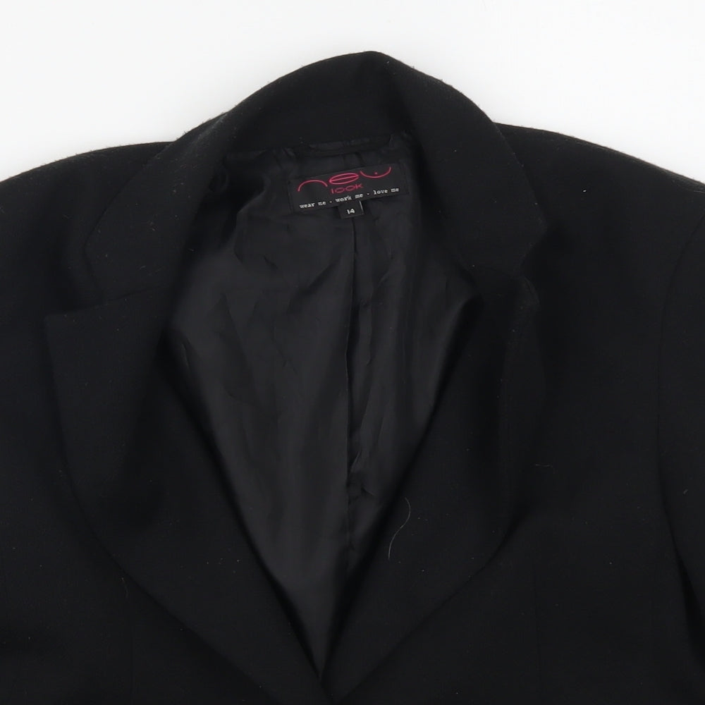 New Look Womens Black   Jacket Suit Jacket Size 14