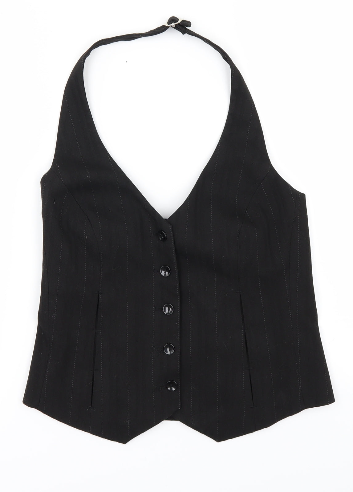 villa Womens Black   Gilet Waistcoat Size S
