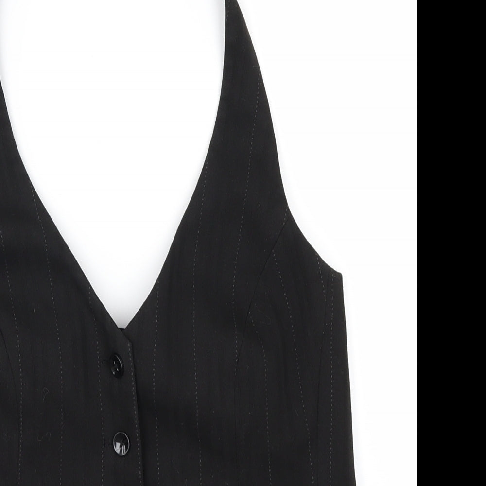 villa Womens Black   Gilet Waistcoat Size S