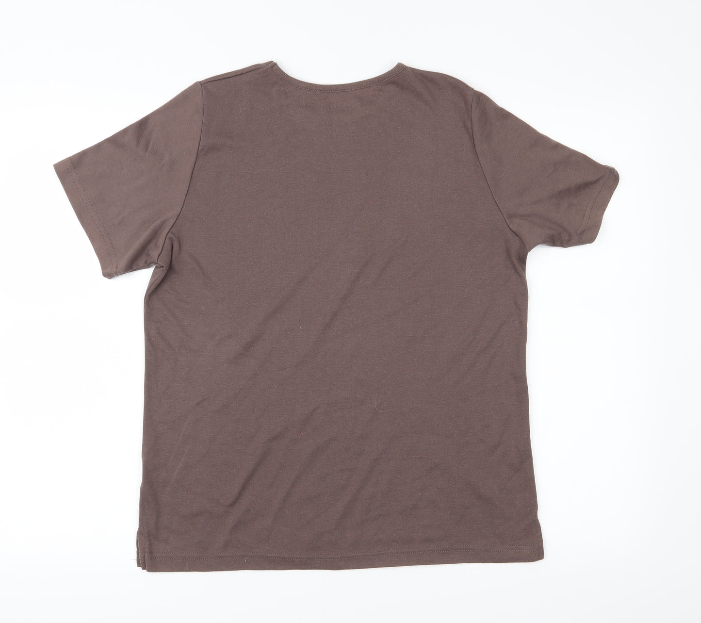 Bon Marché Womens Brown   Basic Polo Size S