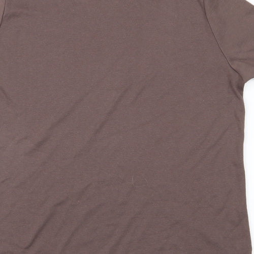 Bon Marché Womens Brown   Basic Polo Size S