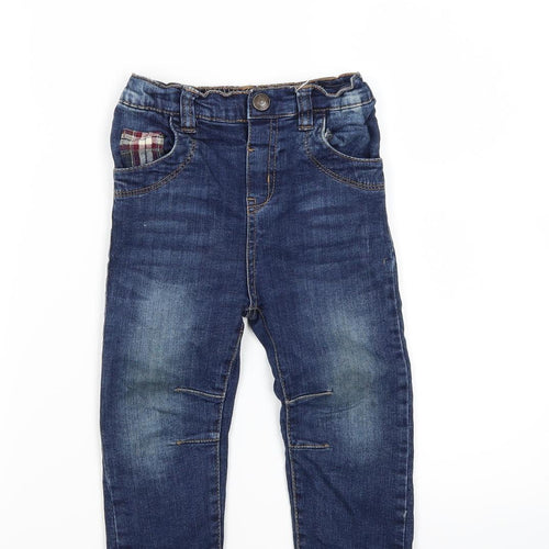 Primark Boys Blue  Denim Straight Jeans Size 2 Years