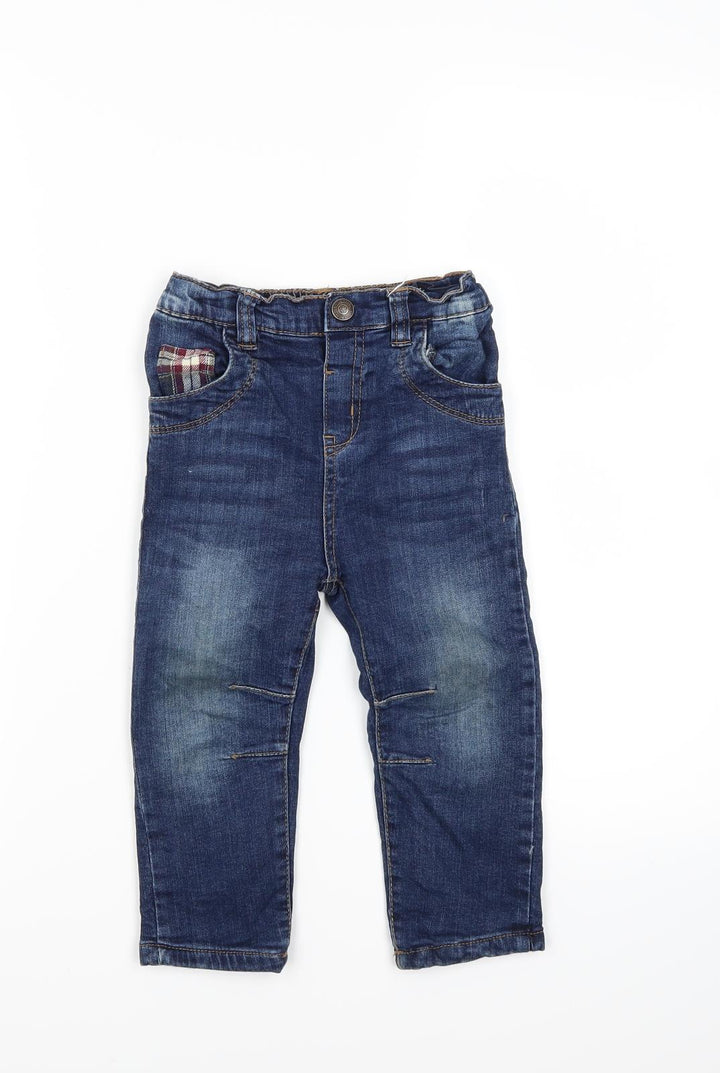 Primark Boys Blue Denim Straight Jeans Size 2 Years