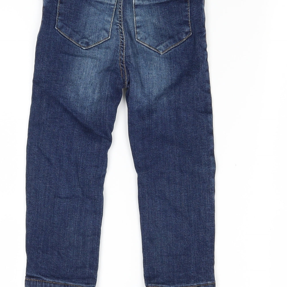 Primark Boys Blue  Denim Straight Jeans Size 2 Years