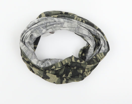 Primark Girls Green Camouflage  Infinity Scarf Scarves & Wraps One Size