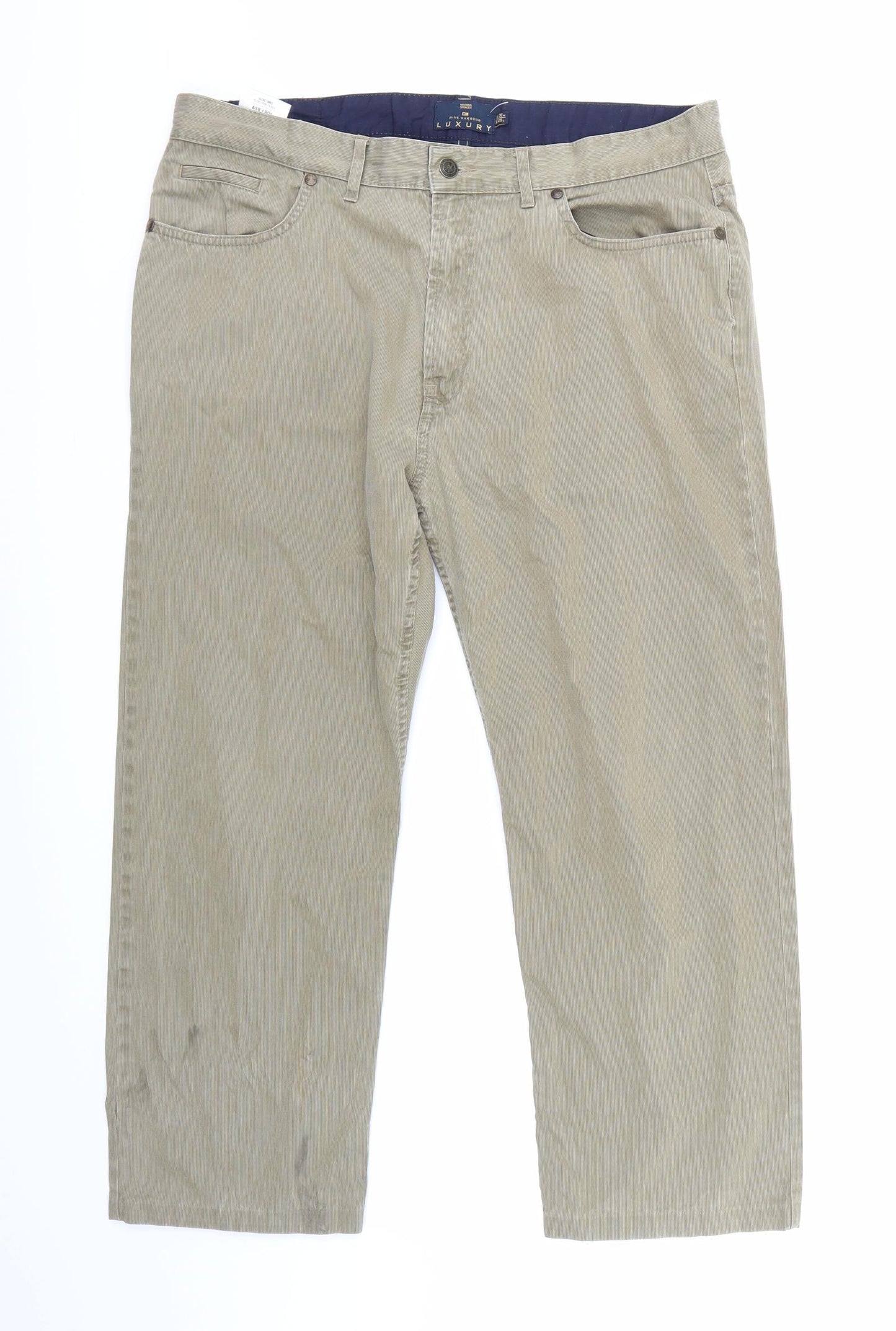 Marks and Spencer Mens Beige  Corduroy Trousers   L29 in