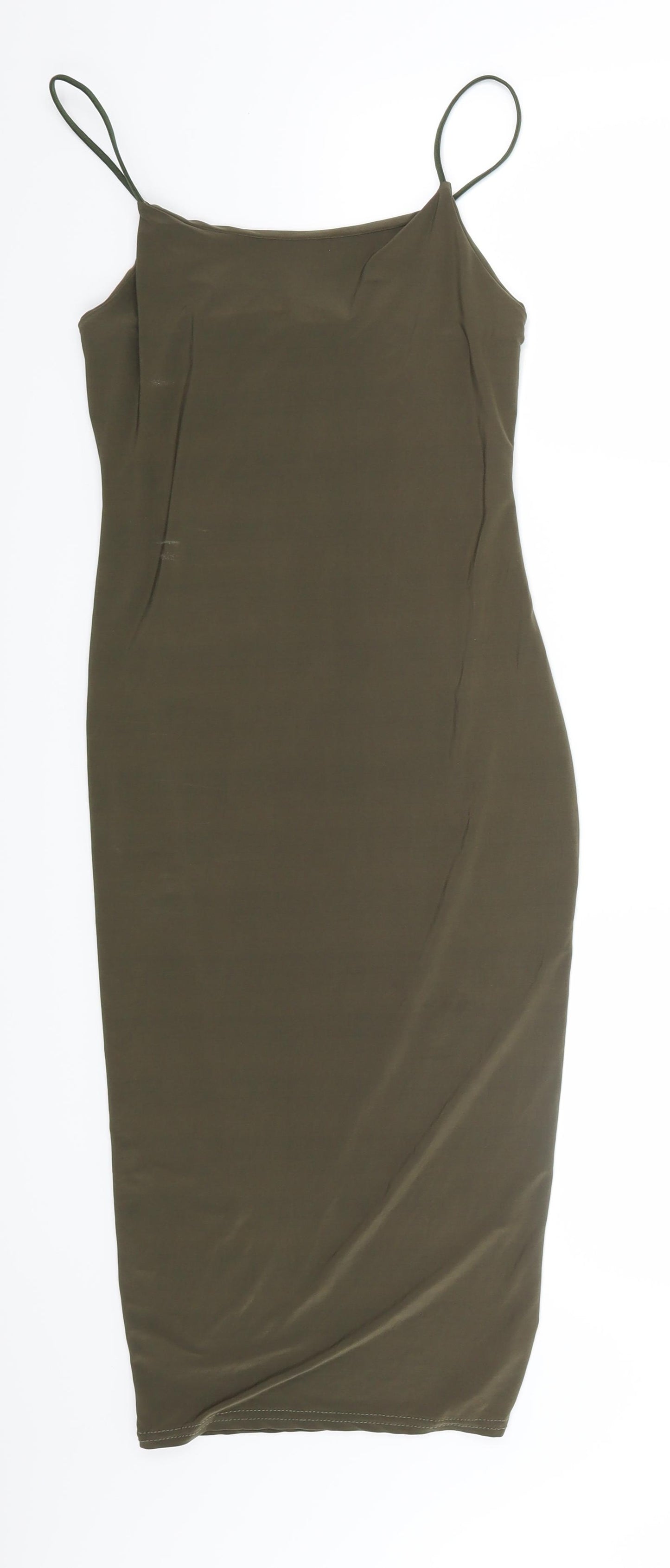 PRETTYLITTLETHING Womens Green   Bodycon  Size 10