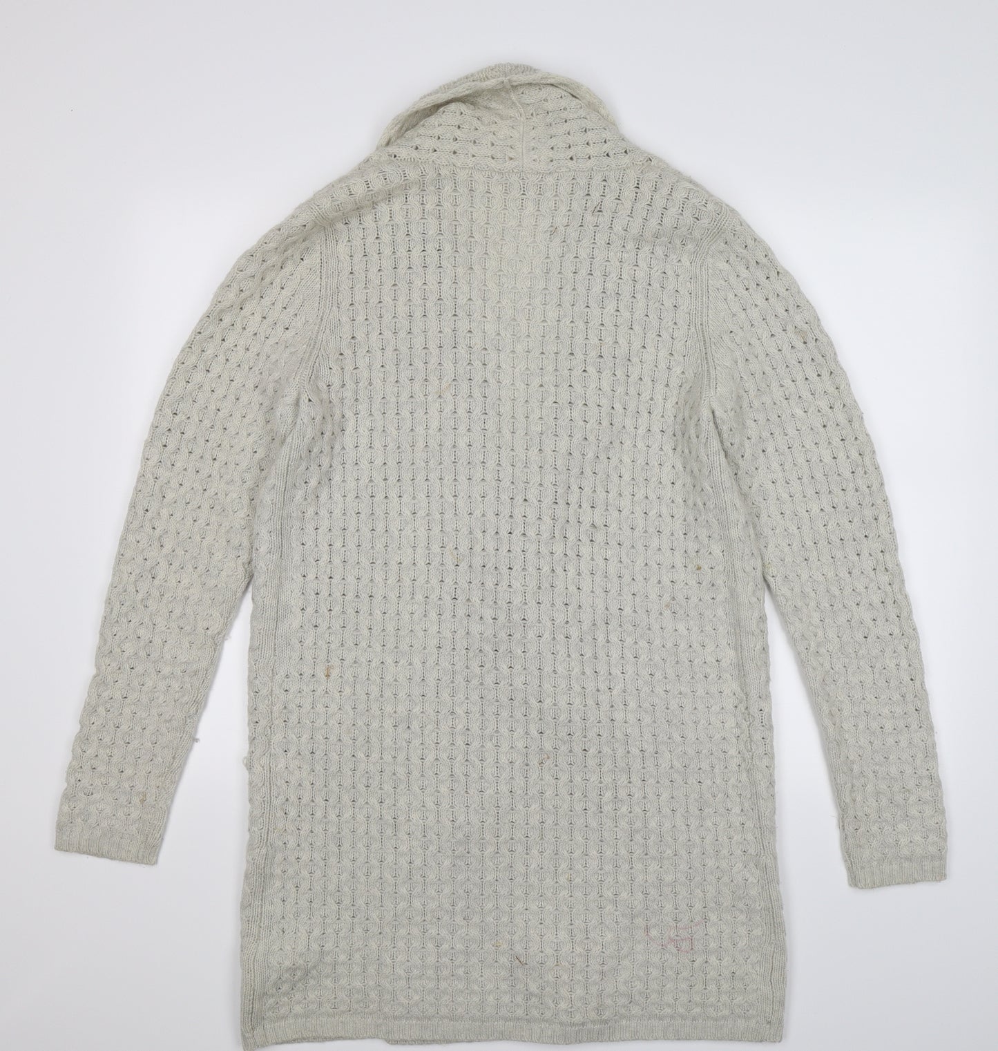 The White Company Womens Grey  Knit Cardigan Jumper Size L