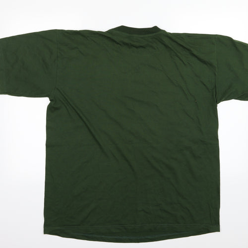 Preworn Mens Green  Jersey  T-Shirt Size 2XL  - Maldives