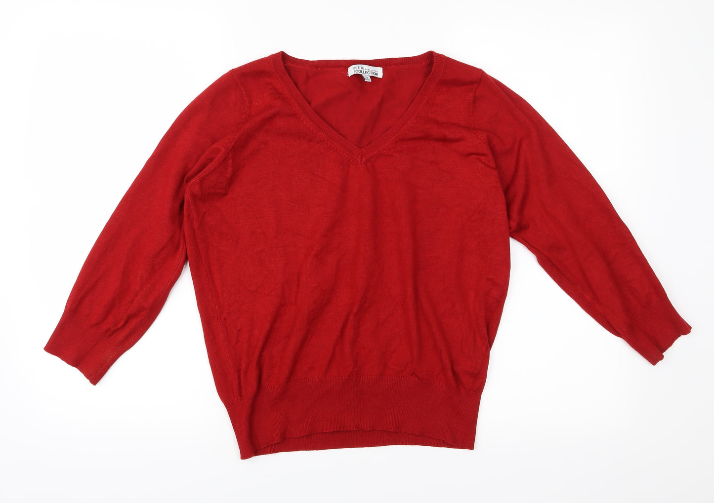 Debenhams Womens Red   Pullover Jumper Size 12