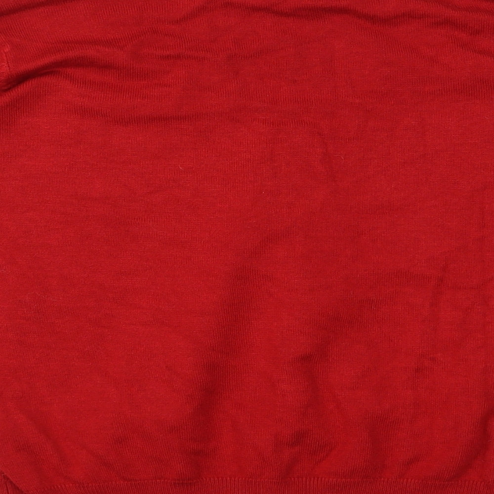 Debenhams Womens Red   Pullover Jumper Size 12