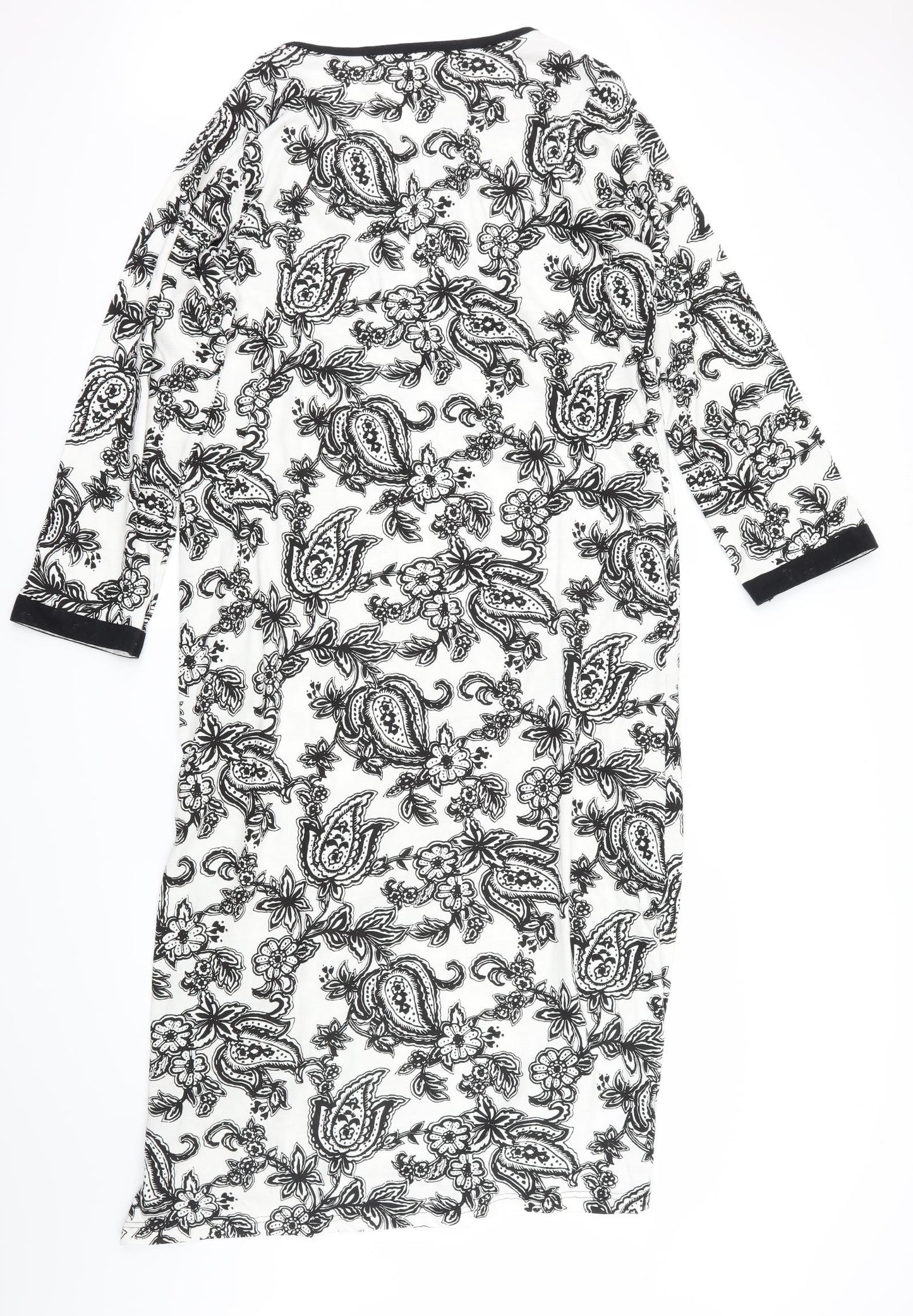 Milarosa Womens White Floral  Maxi  Size 12