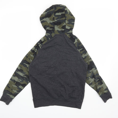 Matalan Boys Multicoloured Camouflage  Pullover Hoodie Size 9 Years
