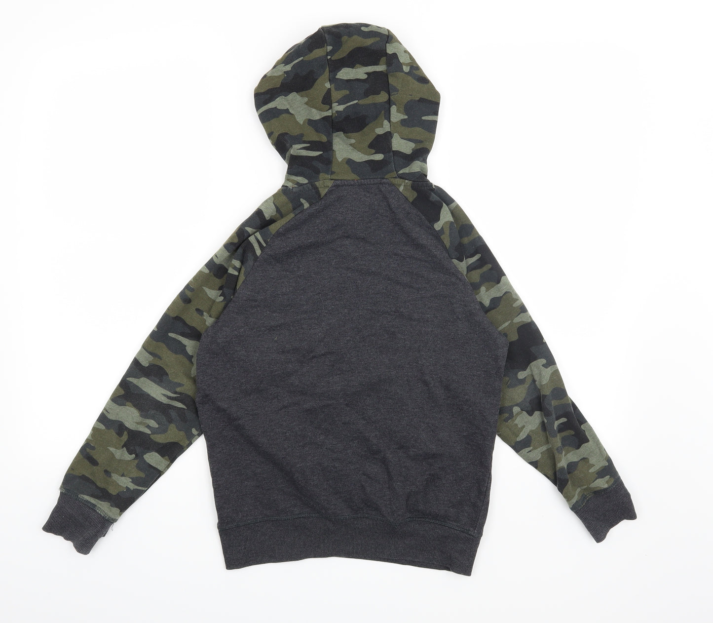 Matalan Boys Multicoloured Camouflage  Pullover Hoodie Size 9 Years