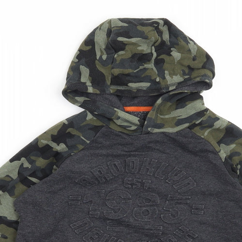 Matalan Boys Multicoloured Camouflage  Pullover Hoodie Size 9 Years