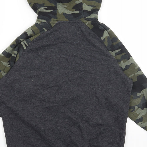 Matalan Boys Multicoloured Camouflage  Pullover Hoodie Size 9 Years