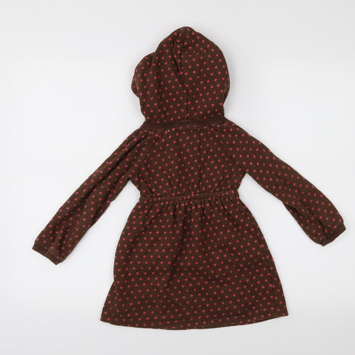 Gap Girls Brown Polka Dot  Jumper Dress  Size 4 Years