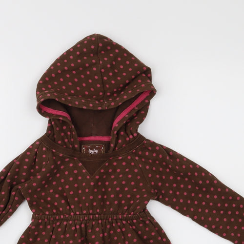 Gap Girls Brown Polka Dot  Jumper Dress  Size 4 Years