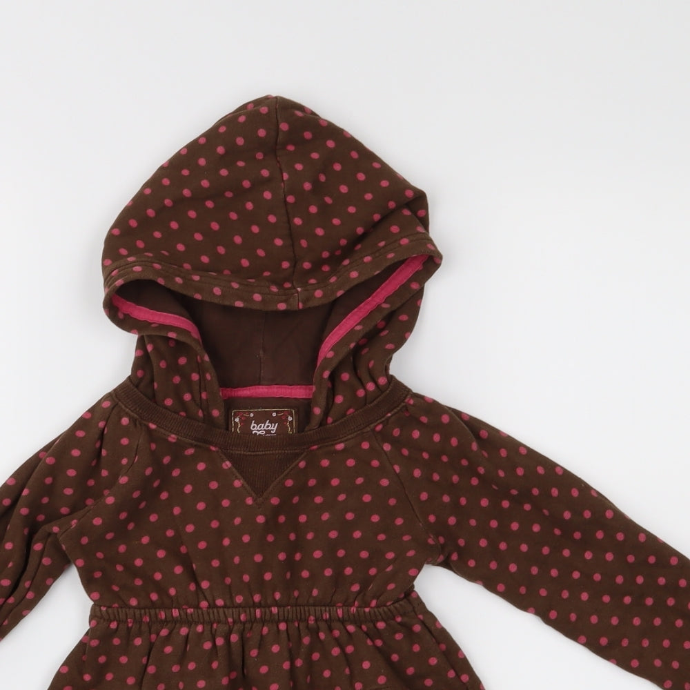 Gap Girls Brown Polka Dot  Jumper Dress  Size 4 Years