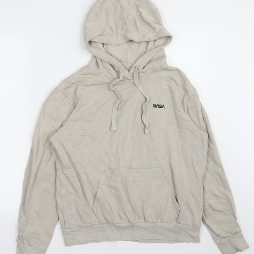 Divided by H&M Womens Beige   Pullover Hoodie Size M  - NASA