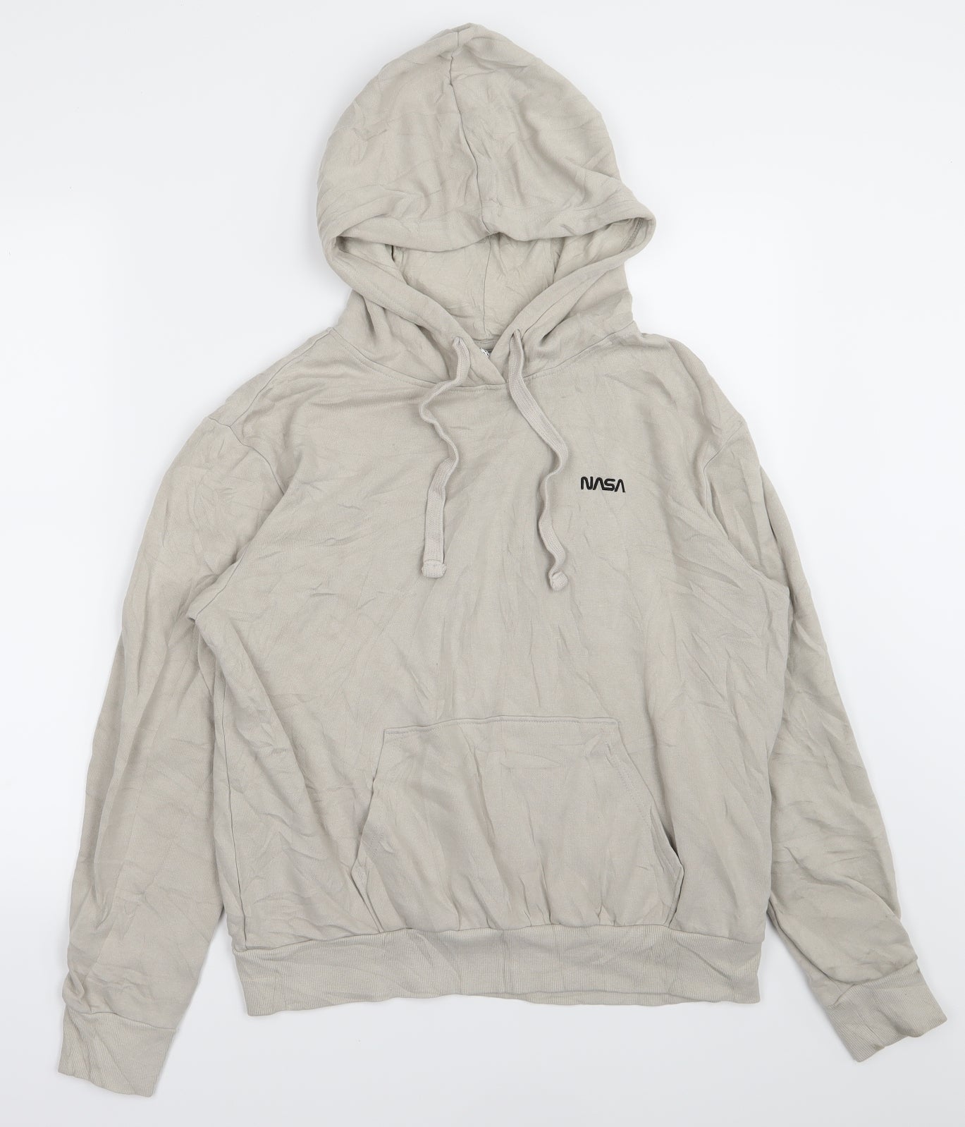 Divided by H&M Womens Beige   Pullover Hoodie Size M  - NASA