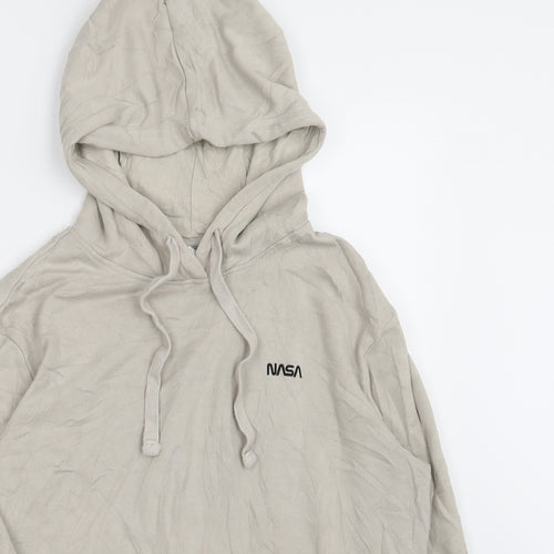 Divided by H&M Womens Beige   Pullover Hoodie Size M  - NASA