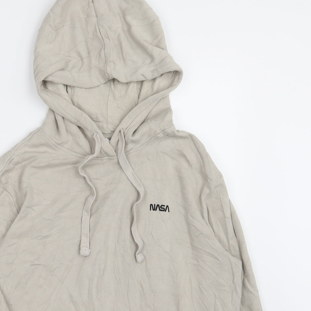 Divided by H&M Womens Beige   Pullover Hoodie Size M  - NASA